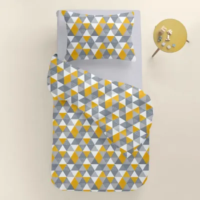 Дитяча наволочка Cosas TRIANGLES 40х60 см Жовтий