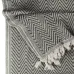 Плед хлопковый COSAS ZIGZAG 180х230 см CS5 Черный