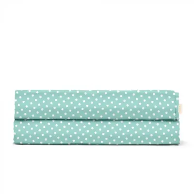 Дитяче простирадло 110х160 см MINT DOTS CS1 Cosas