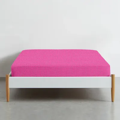 Дитяче простирадло 110х160 см PINK DOTS Cosas Дитяче простирадло 110х160 см PINK DOTS Cosas