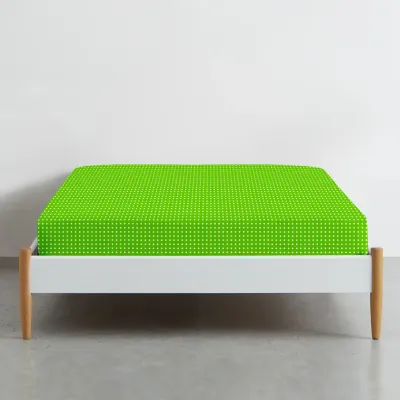 Дитяче простирадло 110х160 см GREEN DOTS CS3 Cosas Дитяче простирадло 110х160 см GREEN DOTS CS3 Cosas