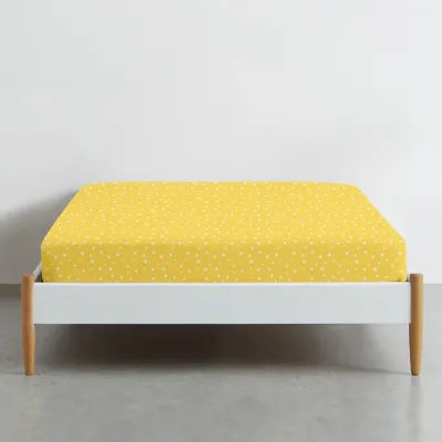 Детская простыня 110х160 см YELLOW STARFALL CS1 Cosas