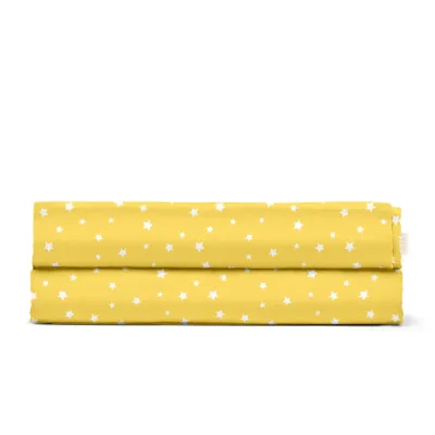 Детская простыня 110х160 см YELLOW STARFALL CS1 Cosas
