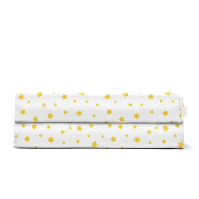 Детская простыня 110х160 см YELLOW STARS CS1 Cosas