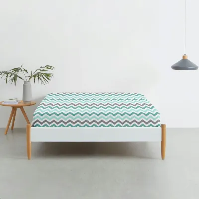 Дитяче простирадло 110х160 см MINT ZIGZAG CS2 Cosas Дитяче простирадло 110х160 см MINT ZIGZAG CS2 Cosas
