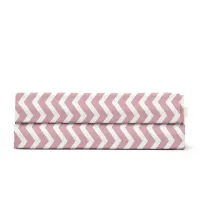 Дитяче простирадло 110х160 см ROSE ZIGZAG CS1 Cosas Дитяче простирадло 110х160 см ROSE ZIGZAG CS1 Cosas