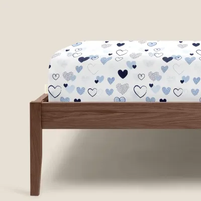 Простирадло на резинці в дитяче ліжечко 60х120 см LOVE CS5 Cosas