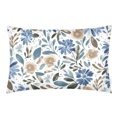 Євро постіль з простирадлом на гумці CALIFORNIA FLOWERS CS1 Cosas Синій 200х220 см Євро постіль з простирадлом на гумці CALIFORNIA FLOWERS CS1 Cosas Синій 200х220 см