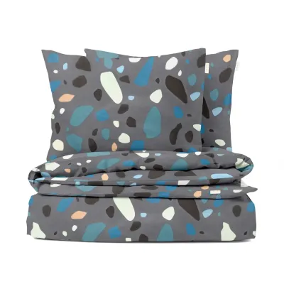 Евро постель без простыни GEMSTONES Cosas серый 200х220 см