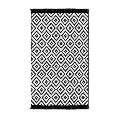 Ковер хлопковый Cosas RHOMBUS CS2 160х250 см Черный Ковер хлопковый Cosas RHOMBUS CS2 160х250 см Черный