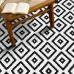 Ковер хлопковый Cosas RHOMBUS CS2 160х250 см Черный Ковер хлопковый Cosas RHOMBUS CS2 160х250 см Черный