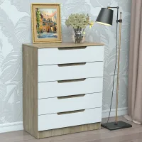 Комод Тиса Мебель 311 Дуб сонома Білий 109x45x90 см