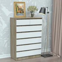Комод Тиса Мебель 320 Дуб сонома Білий 129x45x90 см