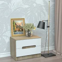 Комод Тиса Мебель 337 Дуб сонома Білий 54x45x60 см
