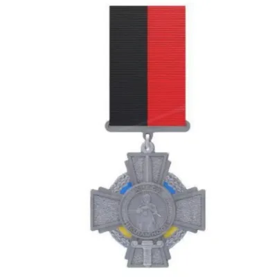 Медаль с удостоверением Collection Крест Несокрушимости 50х53 мм Серебристый (hub_k1ik8v) Медаль с удостоверением Collection Крест Несокрушимости 50х53 мм Серебристый (hub_k1ik8v)