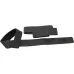 Лямки для тяги шкіряні Power System PS-3320 Leather Straps 68 см Black