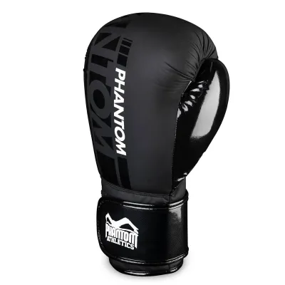 Боксерські рукавиці Phantom APEX Speed 16 унцій Black Боксерські рукавиці Phantom APEX Speed 16 унцій Black