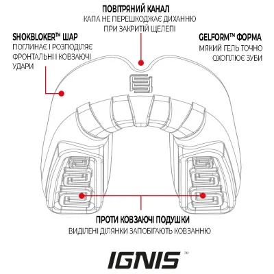Капа MAKURA Ingis взрослая 11+ Black/Orange (art.6017514013)