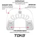 Капа MAKURA Toka доросла 11+ Red (art.6017514105) Капа MAKURA Toka доросла 11+ Red (art.6017514105)