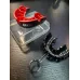 Капа боксерська OPRO Silver UFC Hologram Black/Red (art.002259002)