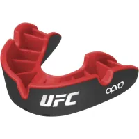 Капа боксерська OPRO Silver UFC Hologram Black/Red (art.002259002)
