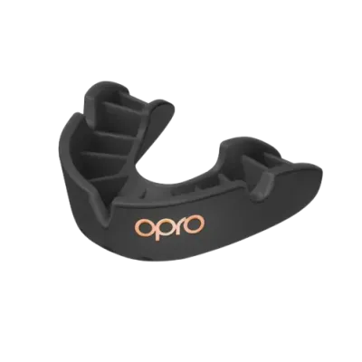 Капа боксерська OPRO Bronze Black (art.002184001)