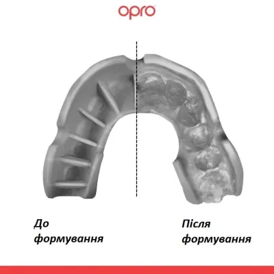 Капа боксерська OPRO Junior Bronze White (art.002185006)