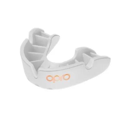 Капа боксерська OPRO Junior Bronze White (art.002185006)