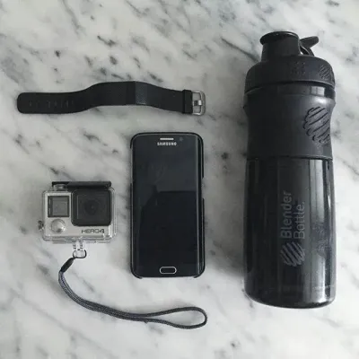 Шейкер спортивний пляшка BlenderBottle SportMixer 28oz/820ml Black (Original)