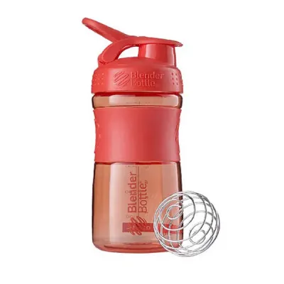 Шейкер спортивний пляшка BlenderBottle SportMixer 20oz/590ml Coral Original Шейкер спортивний пляшка BlenderBottle SportMixer 20oz/590ml Coral Original