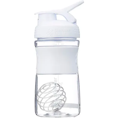 Шейкер спортивний пляшка BlenderBottle SportMixer 20oz/590ml White Original