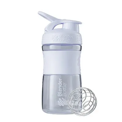 Шейкер спортивний пляшка BlenderBottle SportMixer 20oz/590ml White Original