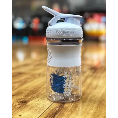 Шейкер спортивний пляшка BlenderBottle SportMixer 20oz/590ml White Original
