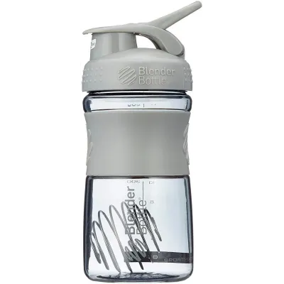 Шейкер спортивний пляшка BlenderBottle SportMixer 20oz/590ml Grey Original Шейкер спортивний пляшка BlenderBottle SportMixer 20oz/590ml Grey Original