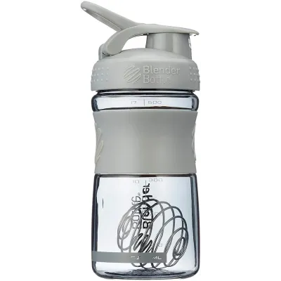 Шейкер спортивний пляшка BlenderBottle SportMixer 20oz/590ml Grey Original Шейкер спортивний пляшка BlenderBottle SportMixer 20oz/590ml Grey Original