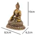 Будда Шакьямуни в жесте победы Бронза Оксидирование Kailash 10 см (23891)