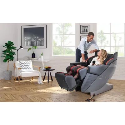 Массажное кресло Casada AlphaSonic III 142x82x124 см Grey Black (101985)