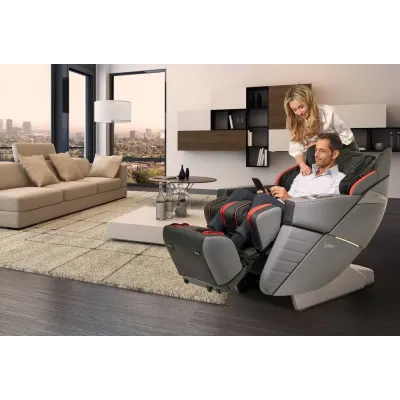 Массажное кресло Casada AlphaSonic III 142x82x124 см Grey Black (101985)