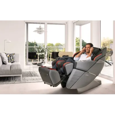Массажное кресло Casada AlphaSonic III 142x82x124 см Grey Black (101985)