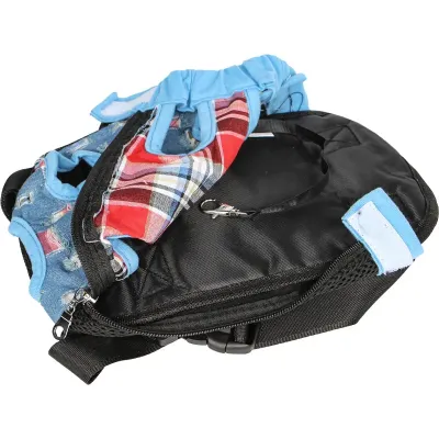Рюкзак-кенгуру для животных SY210814 Jeans ragged S Голубой (11063-62023) Рюкзак-кенгуру для животных SY210814 Jeans ragged S Голубой (11063-62023)