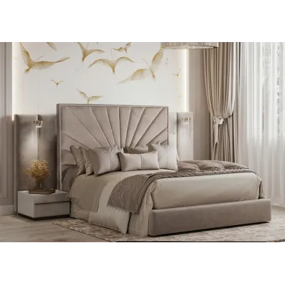 Ліжко двоспальне BNB Sunrise Comfort 160 x 200 см Simple Рожевий