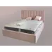 Ліжко двоспальне BNB Arabela Comfort 180 x 200 см Simple Рожевий
