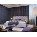 Ліжко двоспальне BNB Arizona Comfort 180 x 200 см Simple Фіолетовий