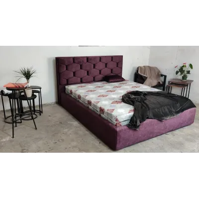Кровать двуспальная BNB Octavius Comfort 180 x 200 см Simple Фиолетовый Кровать двуспальная BNB Octavius Comfort 180 x 200 см Simple Фиолетовый