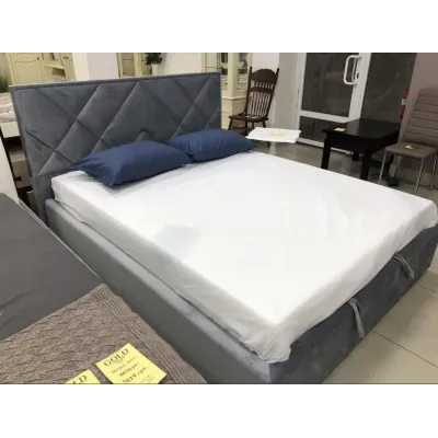 Ліжко двоспальне BNB Dracar Comfort 160 x 200 см Allure Синій