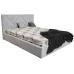 Кровать двуспальная BNB Dracar Premium 140 х 200 см Simple Серый