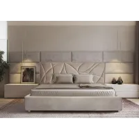 Ліжко двоспальне BNB Aurora Premium 180 х 200 см Simple Рожевий