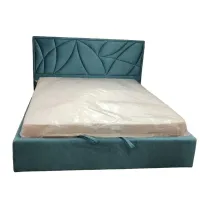 Ліжко двоспальне BNB Aurora Comfort 180 x 200 см Simple Синій Ліжко двоспальне BNB Aurora Comfort 180 x 200 см Simple Синій
