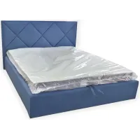 Ліжко двоспальне BNB Pallada Comfort 160 x 200 см Simple Синій