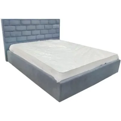 Ліжко BNB Littorio Comfort 90 х 200 см Simple Сірий